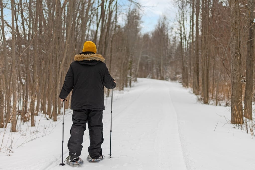 winter photoshoot on Georgian Trail